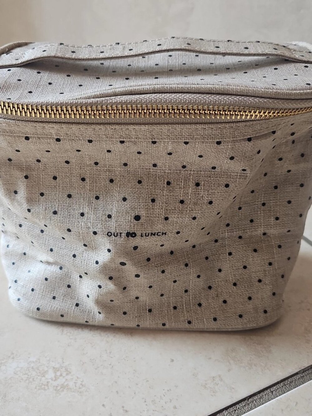 Kate Spade New York "Out to Lunch" Insulated Polka Dot Lunch Tote